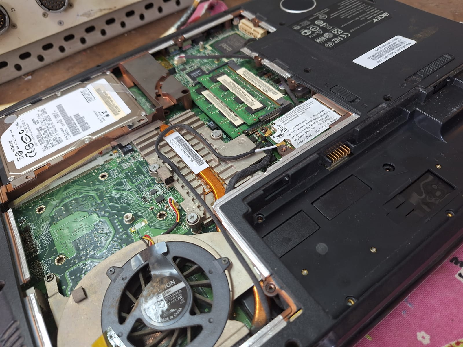 Componentes de electrodoméstico